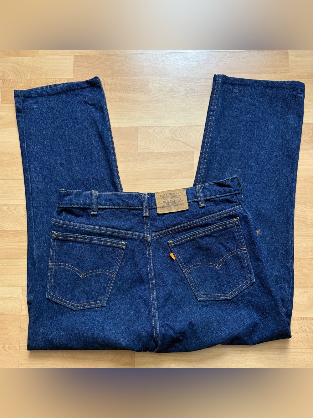 Vintage Levi’s 619 Orange Tabs Size 34x26 Made In Canada
